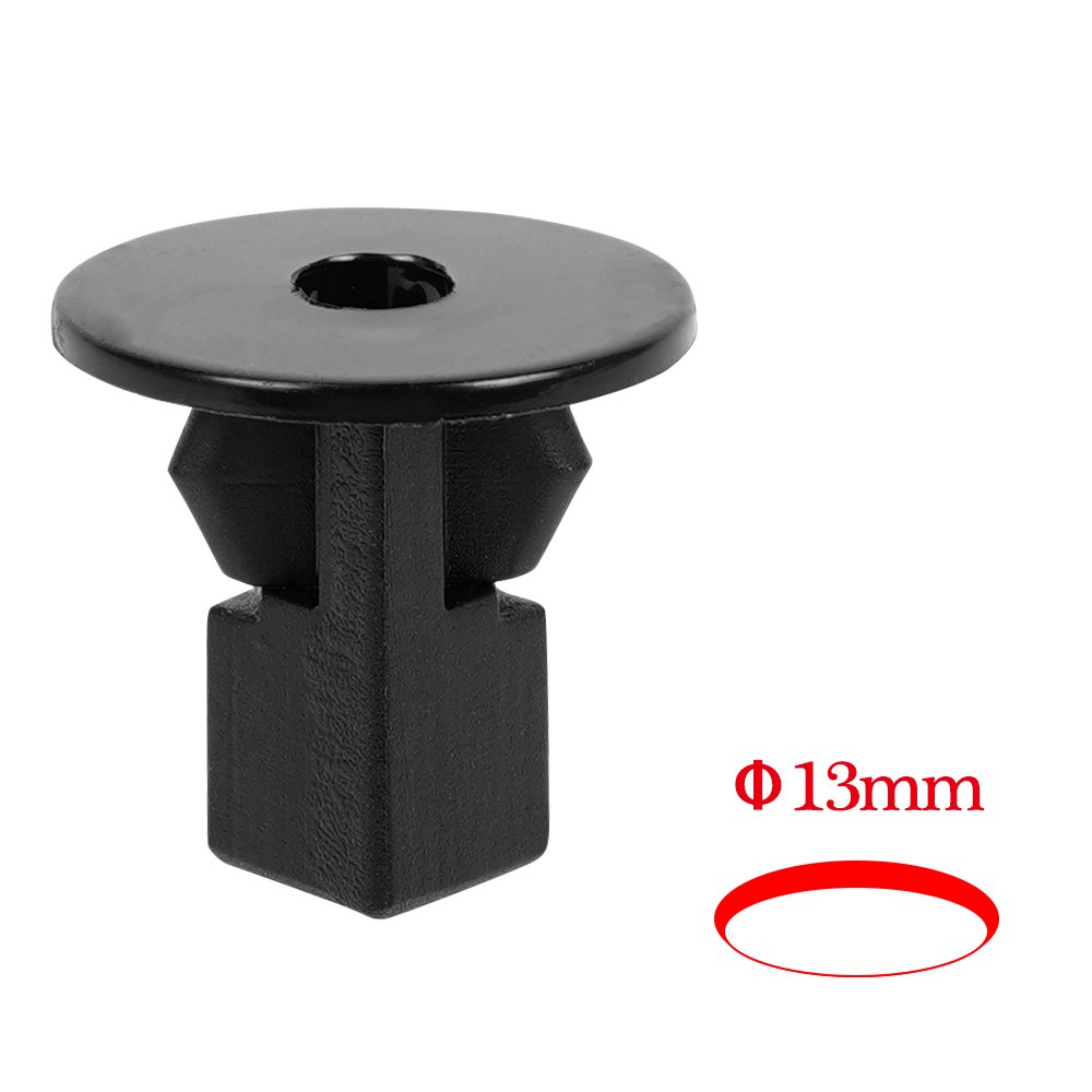 Wholesale 20PCS 13mm Plastic universal bumper clips Auto Retainer Fasteners elantra 2019 bumper clip for Toyota