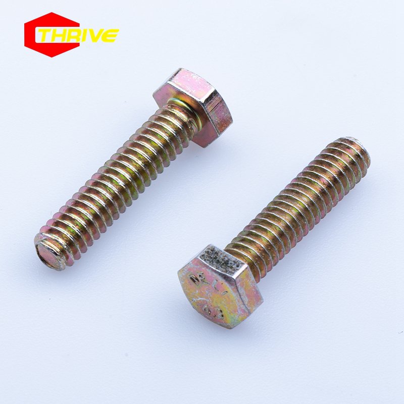 Auto Fastener Hex Bolt and Nut M6 M8 M10 M12 Stainless Steel Screw Carbon Steel Galvanized Bolt Screw