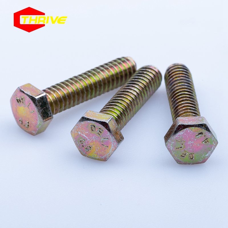 Auto Fastener Hex Bolt and Nut M6 M8 M10 M12 Stainless Steel Screw Carbon Steel Galvanized Bolt Screw