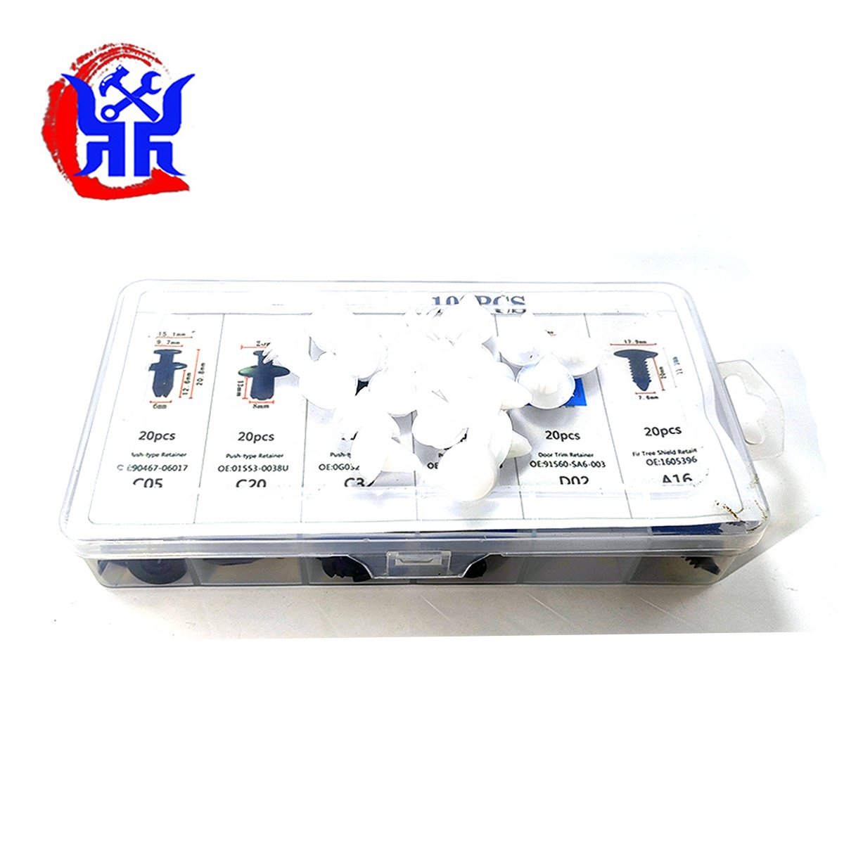 100Pcs Auto Fastener Clips Mixed Car Body