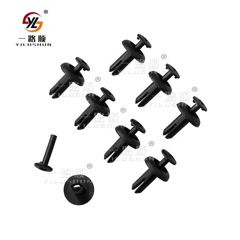 Car Auto Interior Door Trim Clips Card Door Panel Clips B88 Useful Plastic 6.5MM MITSUBISHI 1 Years,1 Nylon,nylon OEM /ODM Black
