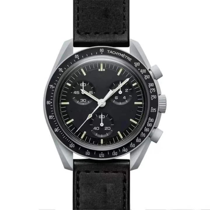 Omasgx Planet Bionic ceramic strap Fitron Japanese quartz dress and business style mercury Oomms board co-name