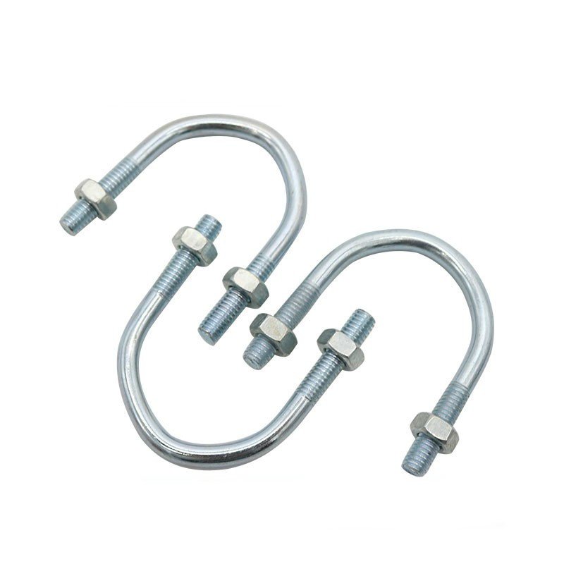 All Sizes Steel U Bolt For Auto Parts OEM Services Manufacturer standard thread u bolt anchor bolt
