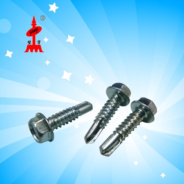 Wholesale Auto Brocante DIN7504 Hex Head Self Drilling Screws Steel C1022 Zinc Plated Finish ISO Standard