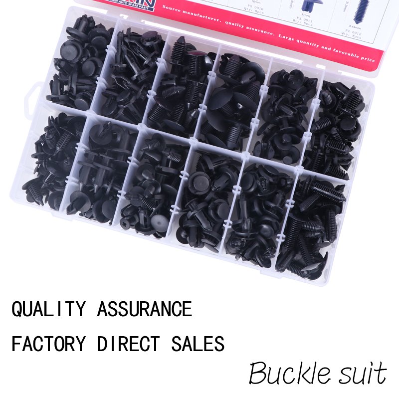 96pcs 12 sizes Auto nylon Plastic Push Set Roof Door Trim Panel mat Fender Bumper Shield Rivet Car Retainer Clips Fasteners Kit