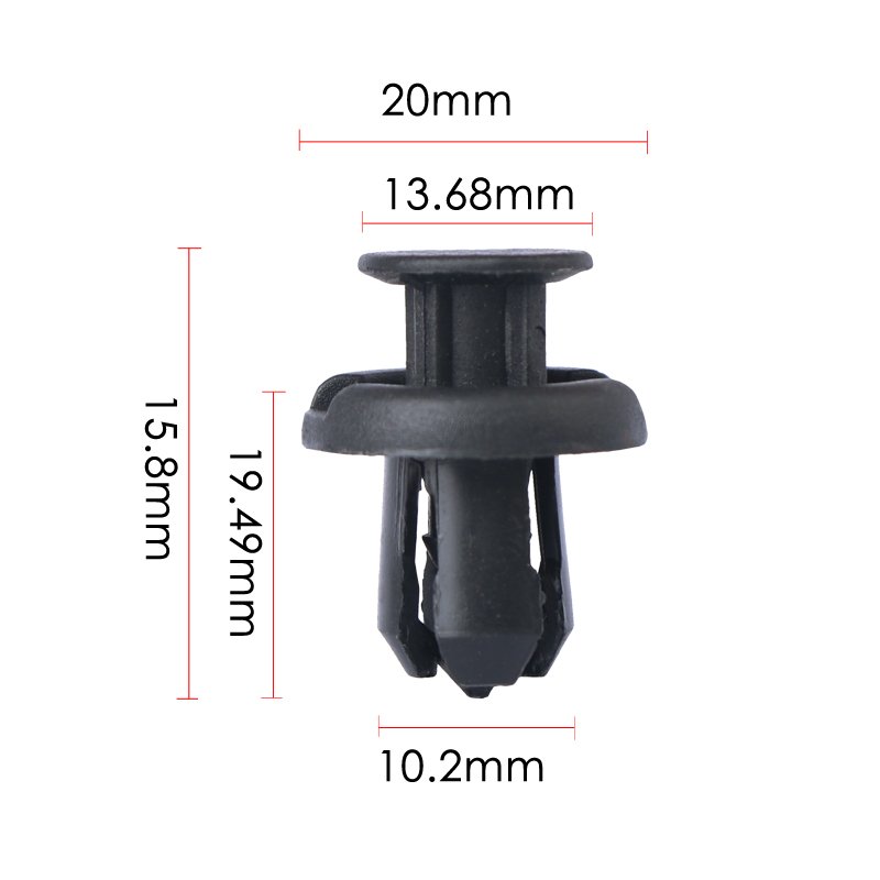 96pcs 12 sizes Auto nylon Plastic Push Set Roof Door Trim Panel mat Fender Bumper Shield Rivet Car Retainer Clips Fasteners Kit