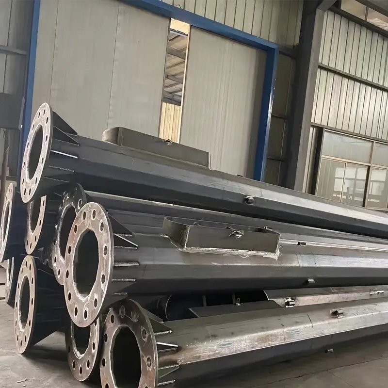 30m outdoor Galvanized High Mast Light Pole for Footdoor Stadium