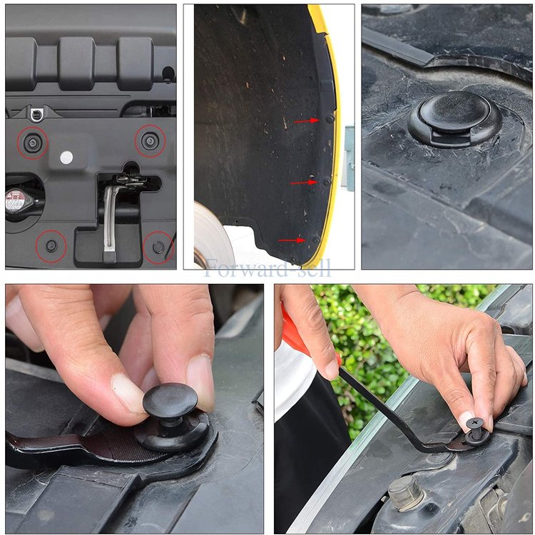 675 pcs convenient removal tool Push In Type Plastic Rivets Fasteners Bumper Rivet Universal Auto Fastener Clips set
