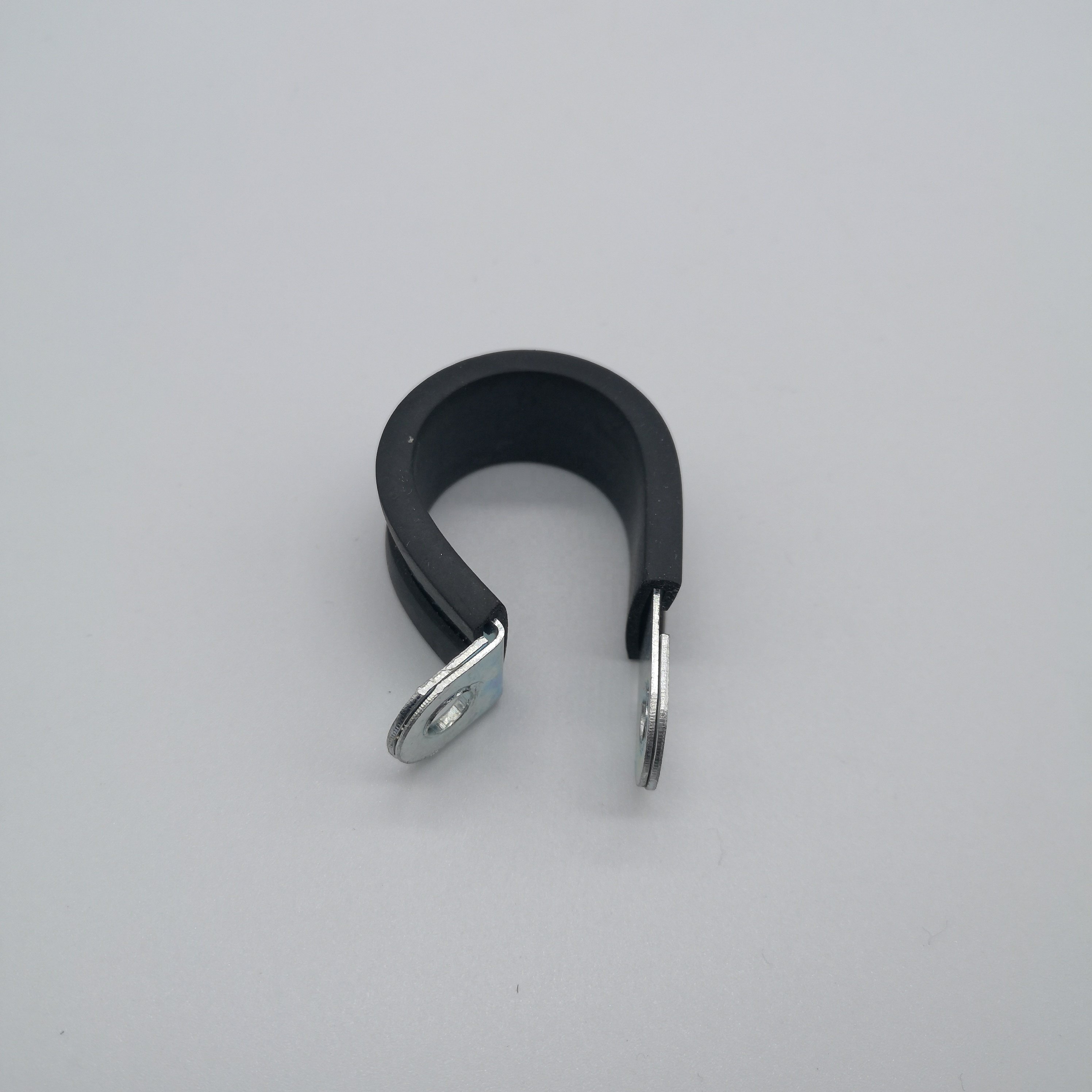 Diameter 22mm Hose Clamp Clips P-type Rubber Coating Pipe Cable Clamp Factory