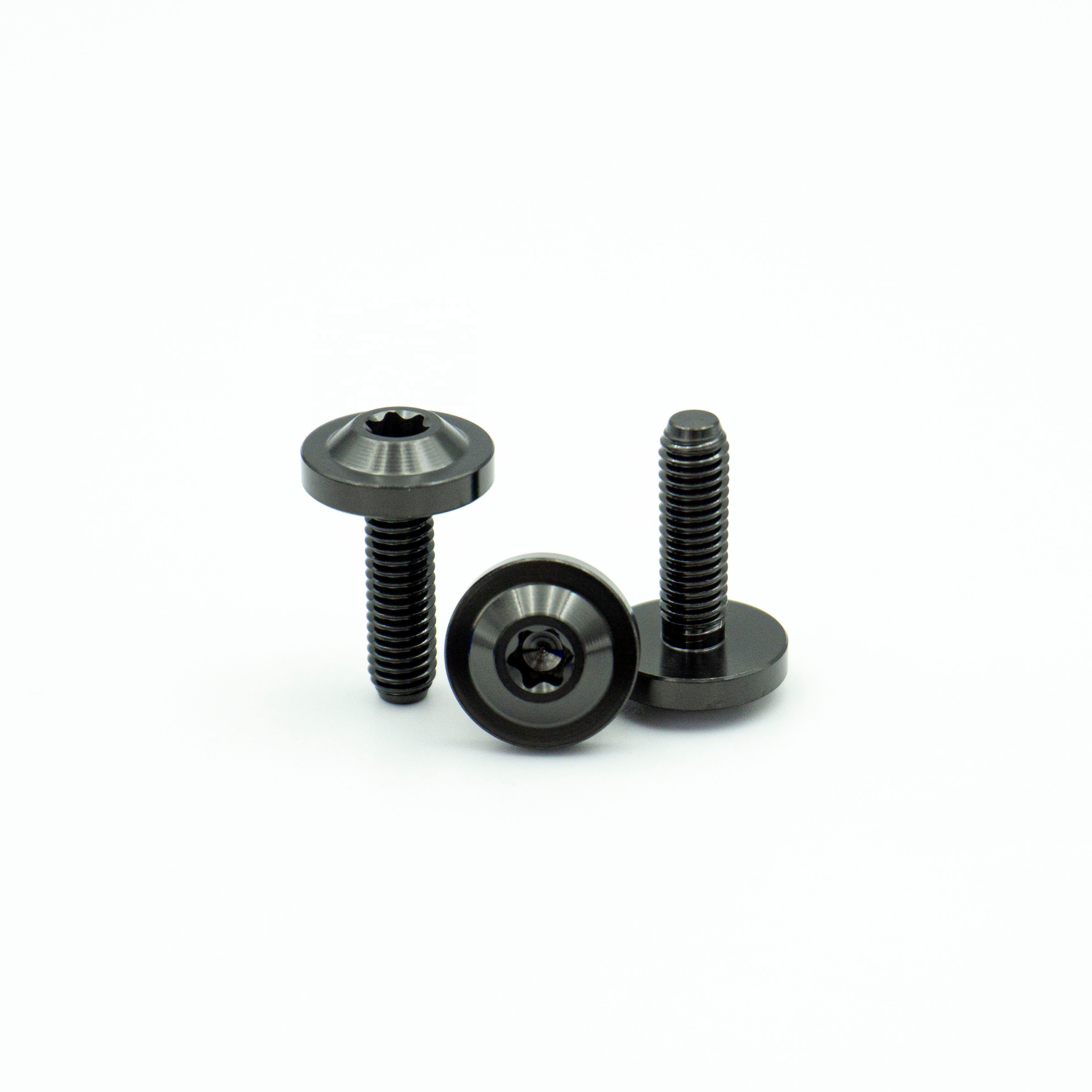 UFO Gr5 Titanium Bolts Torx Head Pvd Black for Motorcycle M5*15/m5*20