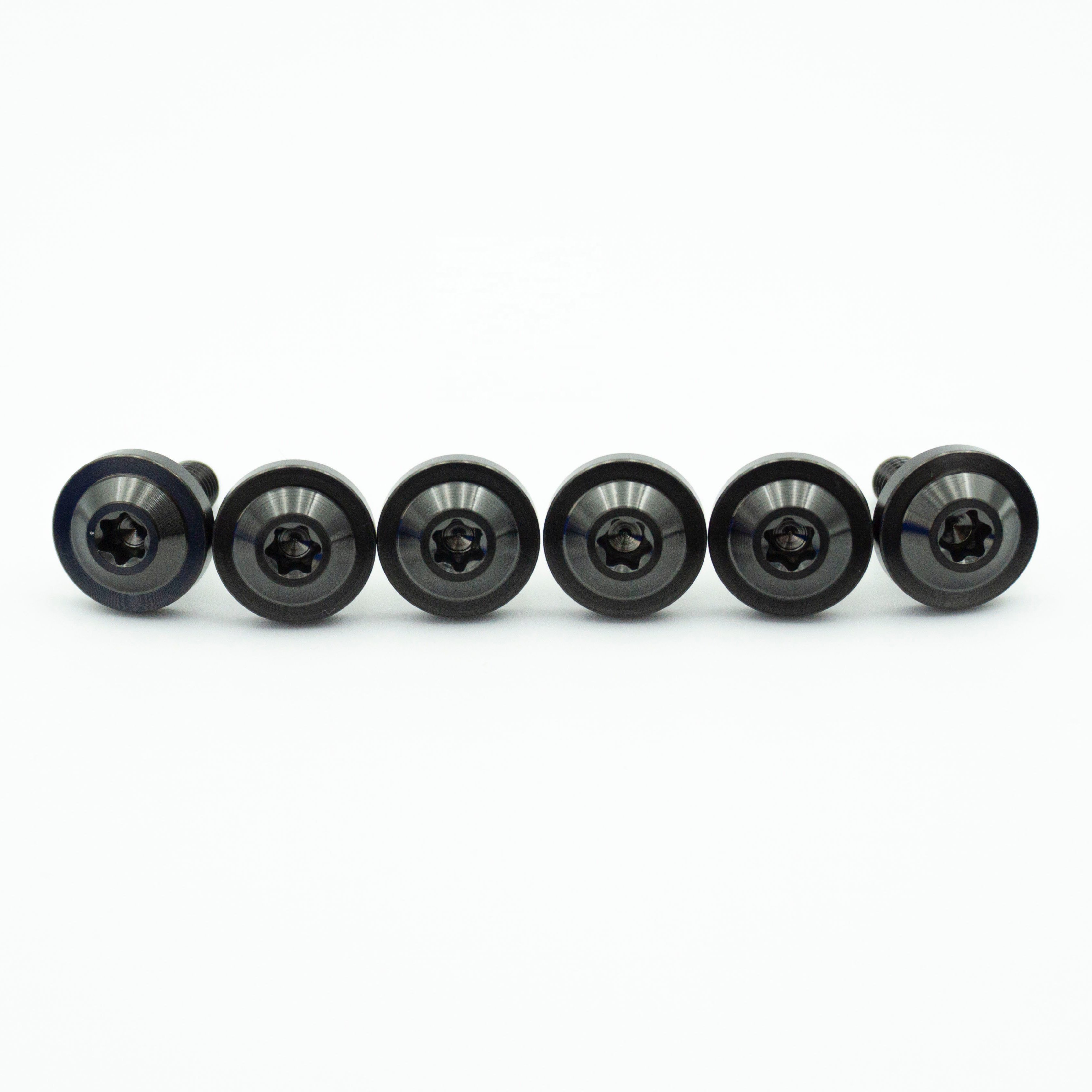 UFO Gr5 Titanium Bolts Torx Head Pvd Black for Motorcycle M5*15/m5*20
