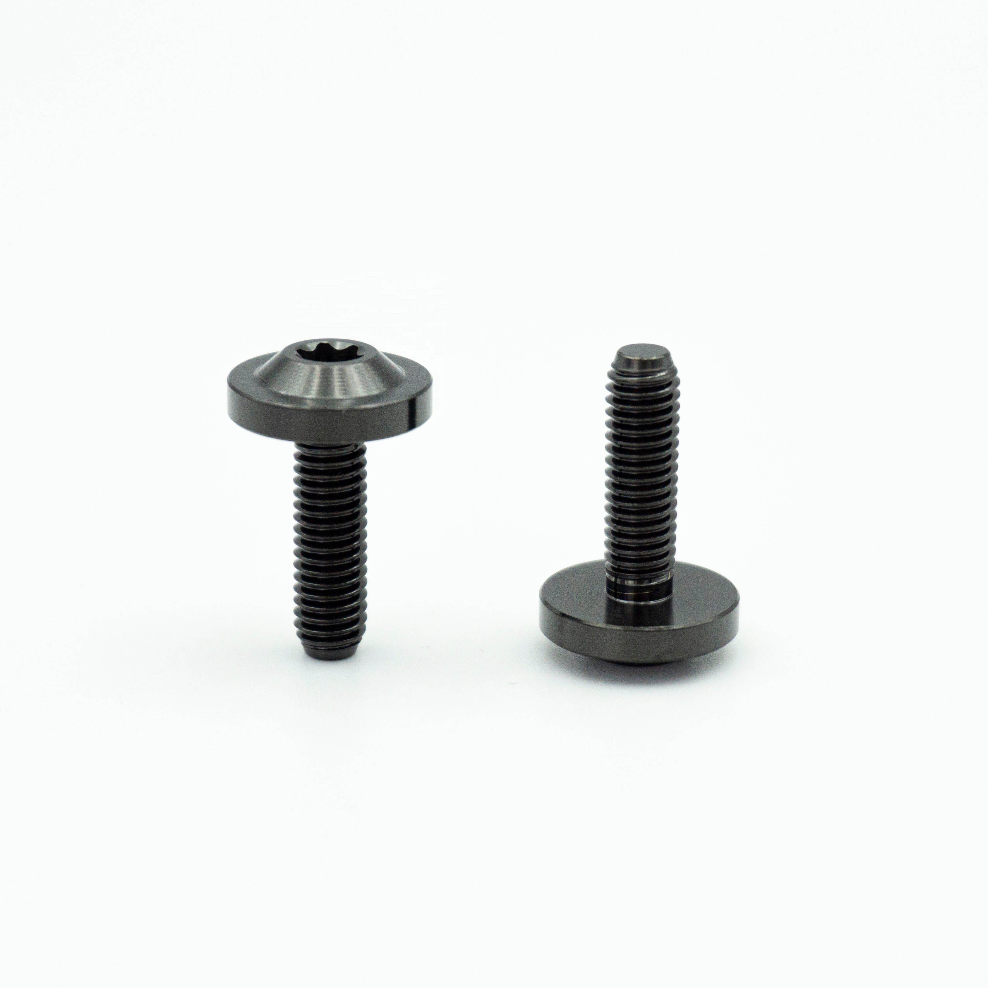 UFO Gr5 Titanium Bolts Torx Head Pvd Black for Motorcycle M5*15/m5*20