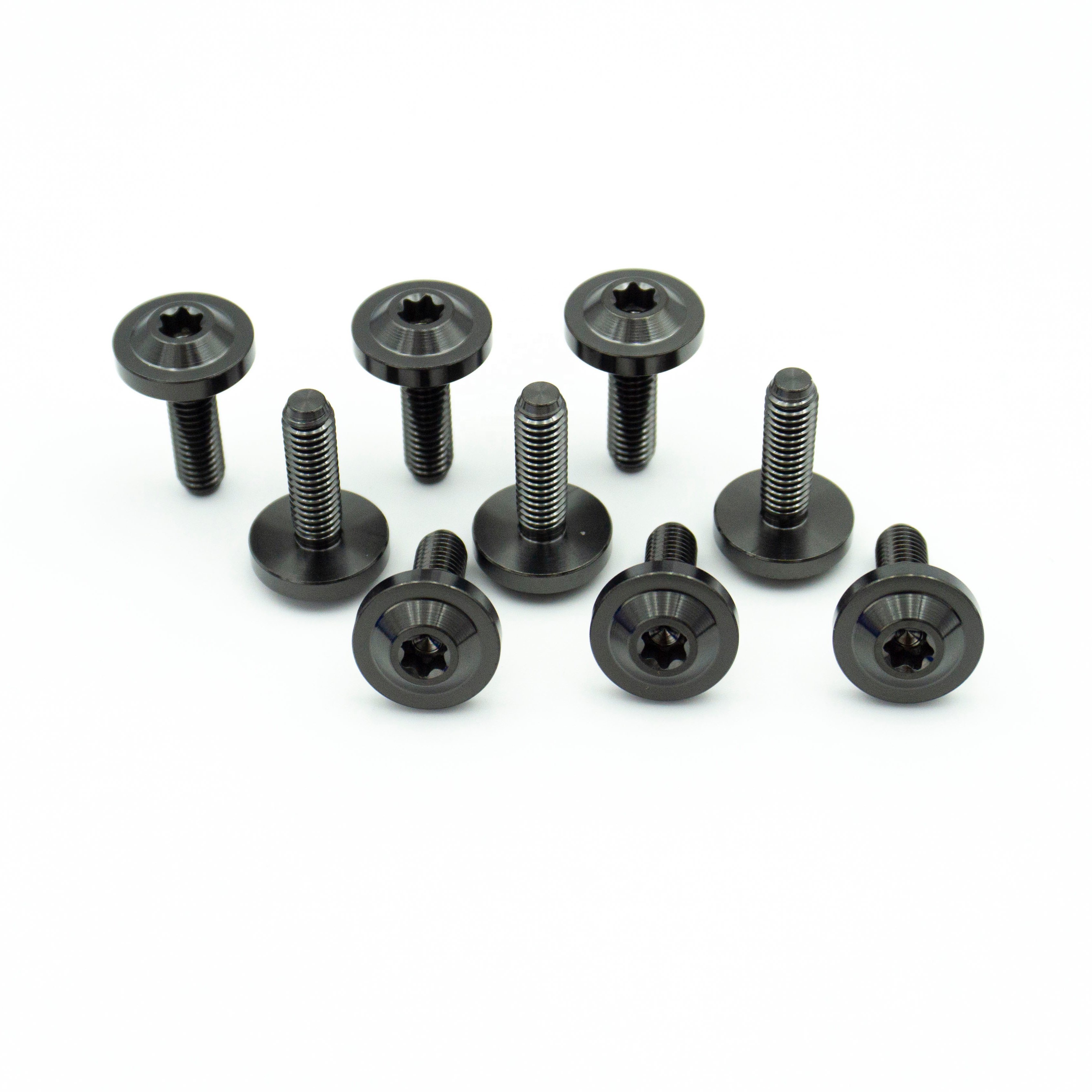 UFO Gr5 Titanium Bolts Torx Head Pvd Black for Motorcycle M5*15/m5*20