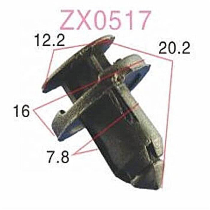 Plastic Push Clips Auto Plastic clips and fasteners Car Clips Nylon Plastic Rivets