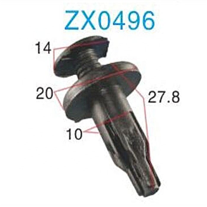 Plastic Push Clips Auto Plastic clips and fasteners Car Clips Nylon Plastic Rivets