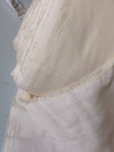 4238 Cotton color weaving double -layer cotton yarn white white, thin soft, soft, comfortable casual clothing fabric