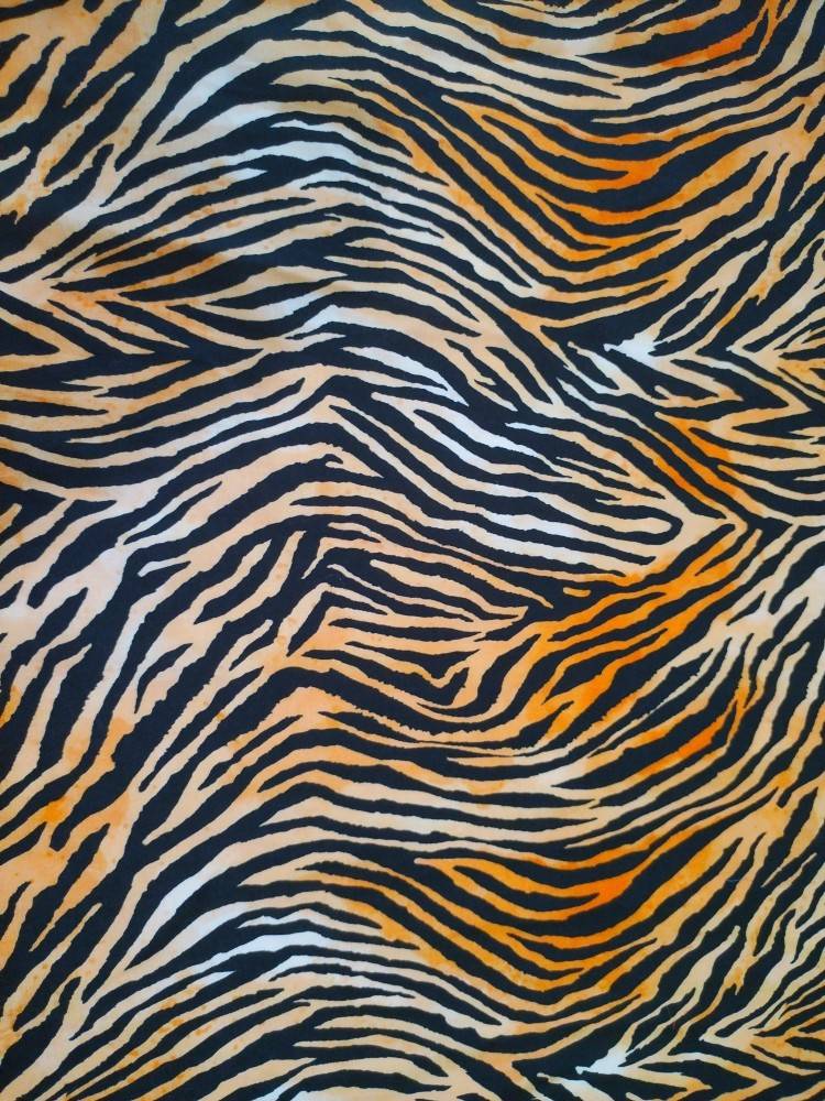 Pure cotton one -meter -price leopard tiger pattern handmade DIY bag children's clothing fabric exports European and American cloth