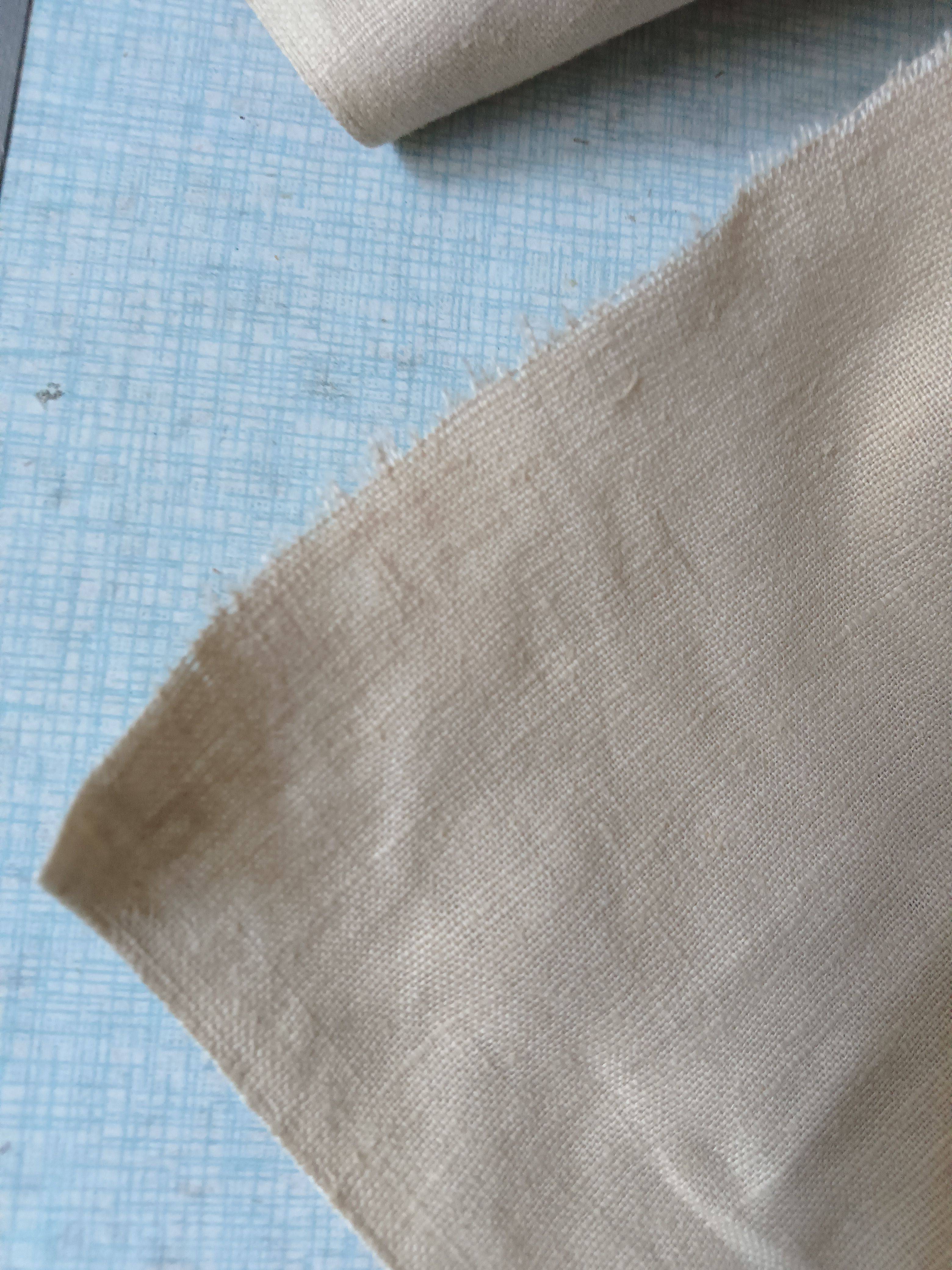 3818 Cotton cotton, thin soft rice white original hemp Buddhist service fabrics are not through summer, the fabric tail