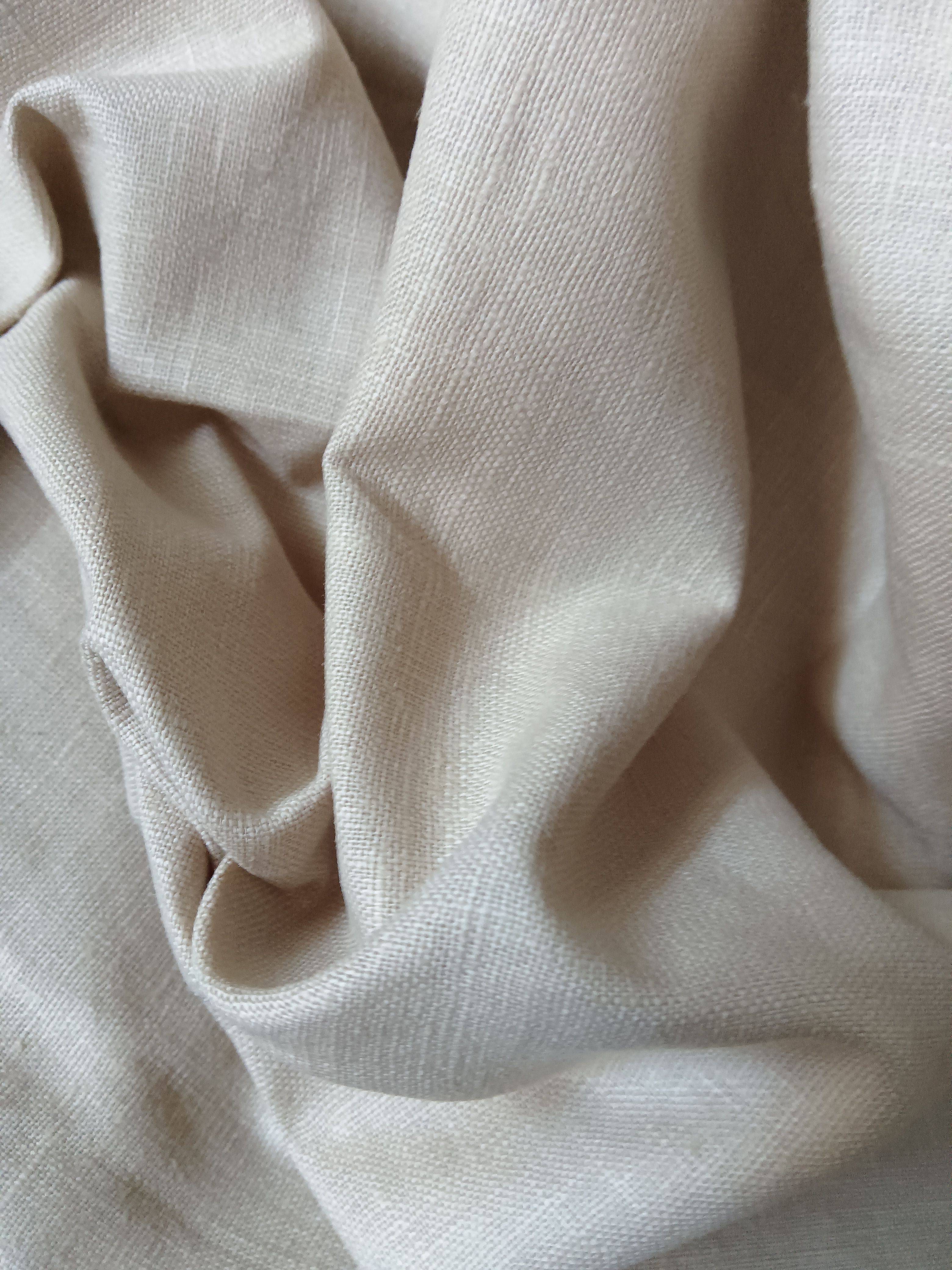 3818 Cotton cotton, thin soft rice white original hemp Buddhist service fabrics are not through summer, the fabric tail