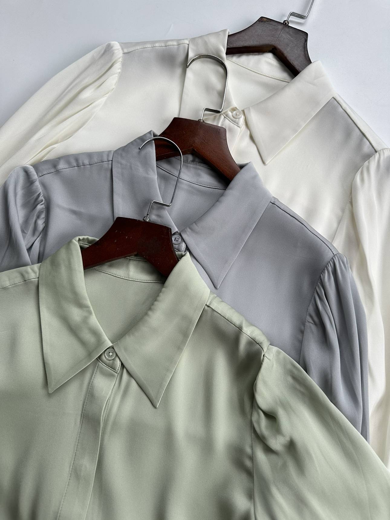Rare beef goods, you can not be required, the law department C series, heavy 25mmi real silk double -sleeved shirt female