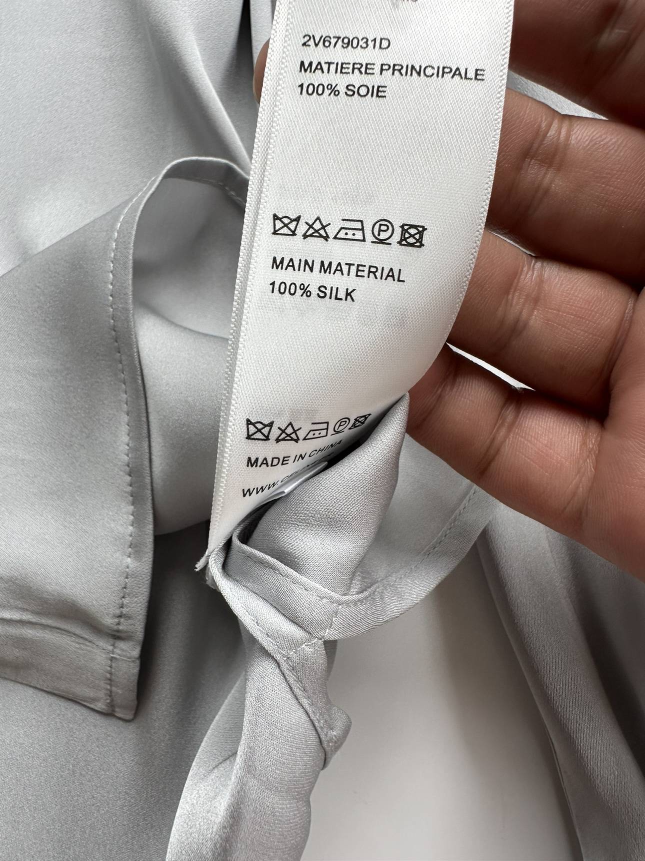 Rare beef goods, you can not be required, the law department C series, heavy 25mmi real silk double -sleeved shirt female