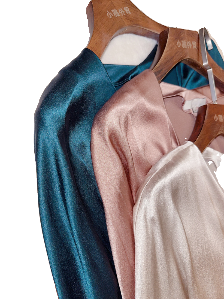 90270 high-th-th-th-th-th-th-th-th- 19mlmin silkworld real silk wraps a both strap long sleeve top