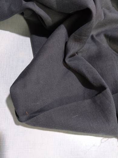 810 cotton color woven double -layer cotton yarn thin soft, comfortable, comfortable double wrinkles dark gray Buddha uniform fabric tail