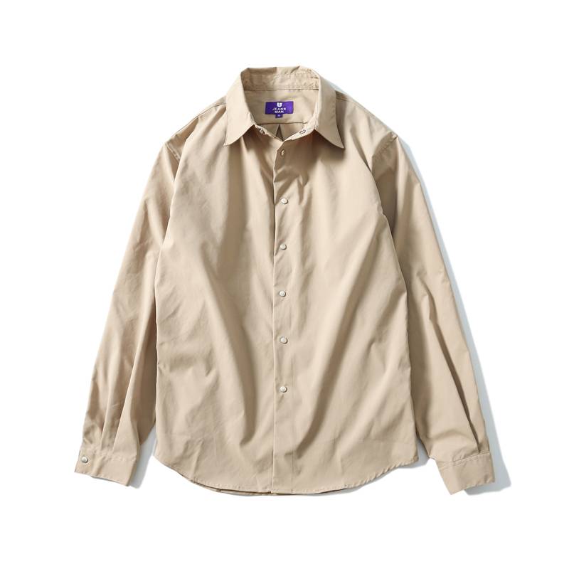 Purple bid!Japan Jinkou Waterproof Machine COOLMAX Fabric Men's Shirt Tide C9933