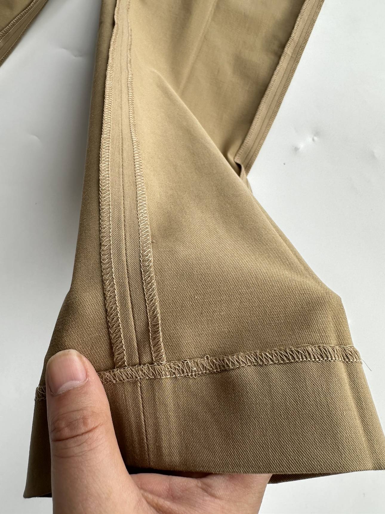 A summer pants!IntersectionUnlimited repurchase, BC tin silk cotton satin blended casual trousers thin.