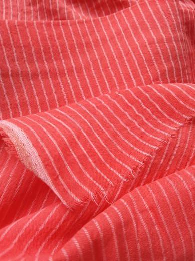 6901 Crystal Sand Washed Red Striped, Soft, Comfortable Summer Clothing Faculture Tail Goods
