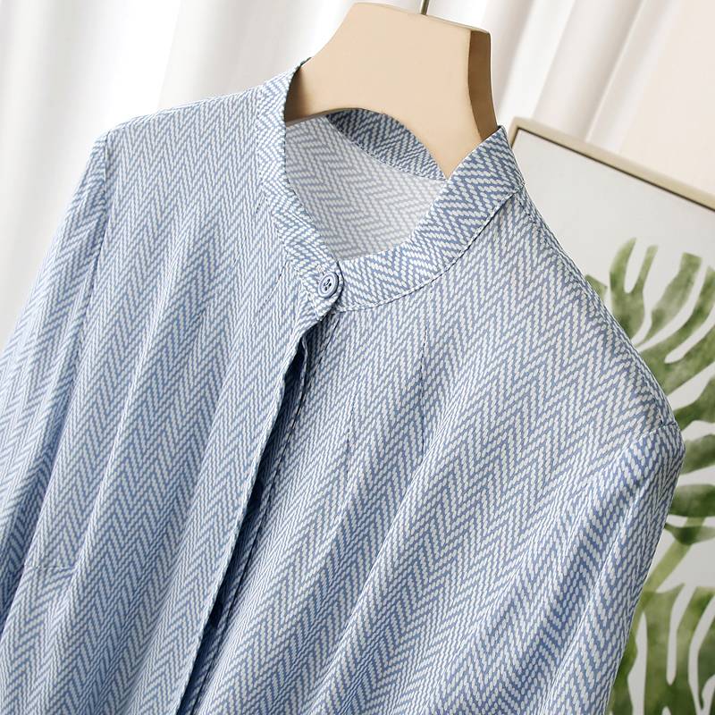 The brand's excess fabric is cut, and the cost performance is very high!100 pure silk printed dress high -end small small