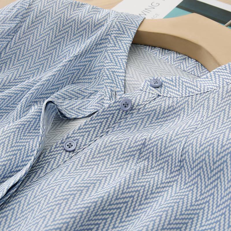 The brand's excess fabric is cut, and the cost performance is very high!100 pure silk printed dress high -end small small