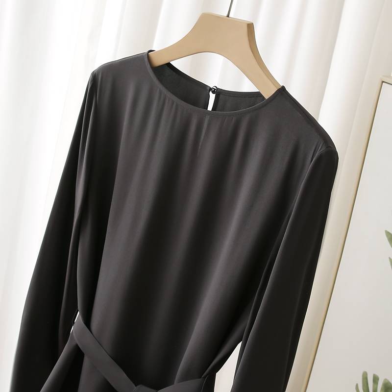 And simplified and luxurious!TH real raw fabric!Heavy 23 Mimisan silk real silk straight lace