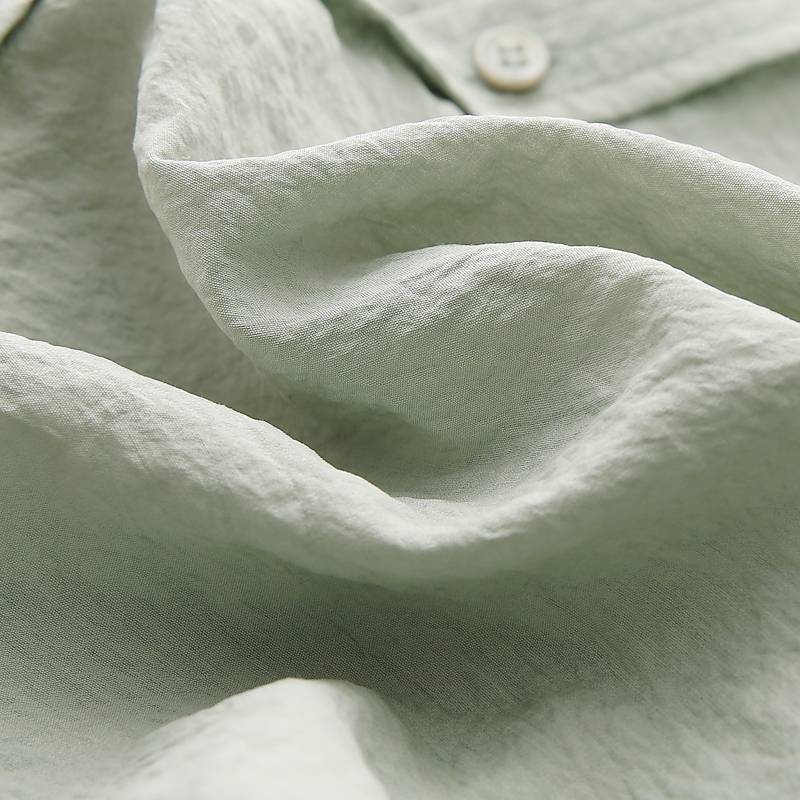 Dry silk, enjoy the feeling of grade silk!It's easier to take care of it than ordinary silk!Mulberry silk long -sleeved shirt girl
