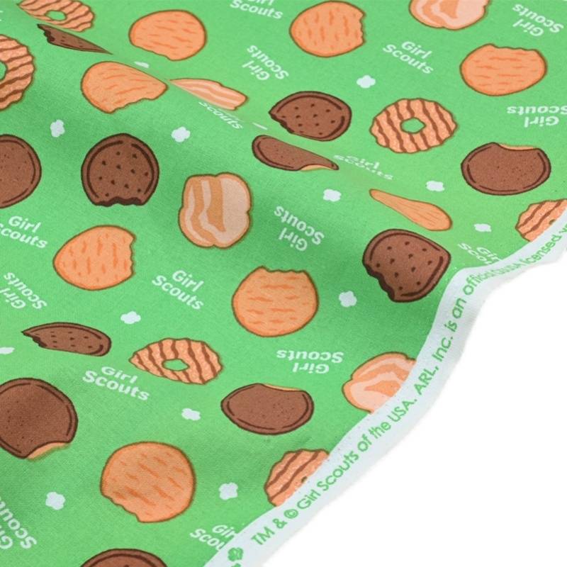 20 flat cotton fabric cute biscuits print fabric handmade DIY patchwork port gold bag fabric