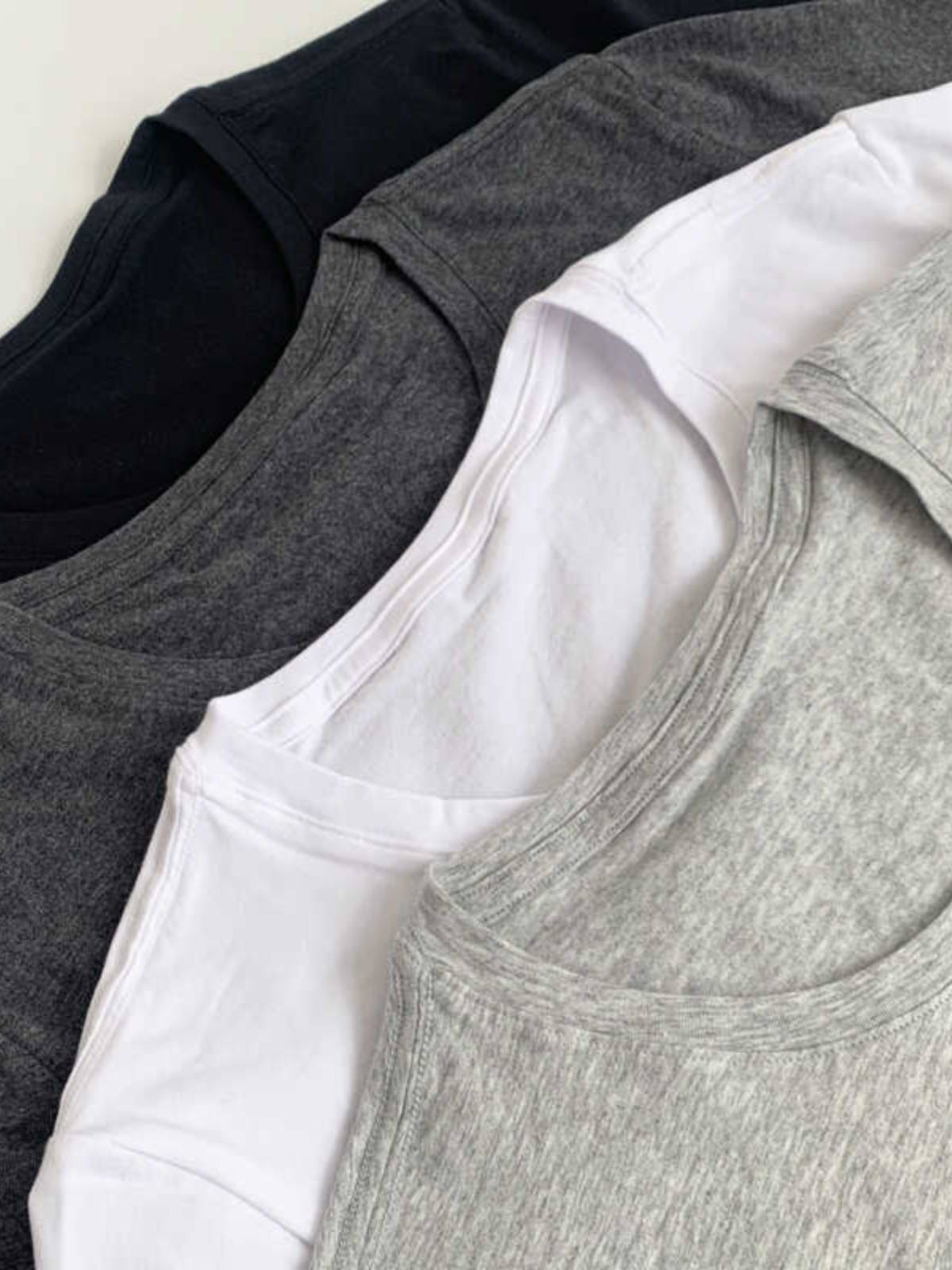 Micro -defect two men's pure cotton round neck short -sleeved T -shirt men's home base, short -sleeved breathable sweat absorption