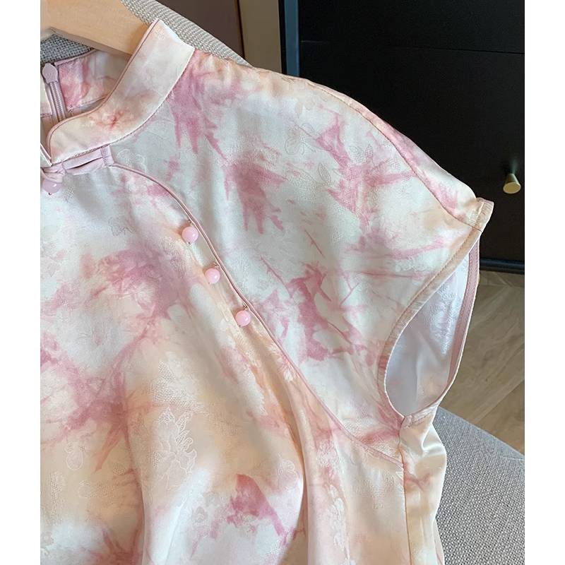 Tail Single Clear Clear Clear Summer Women's New Chinese Style Cymbinomy Lan Powder Little Link Trip True Truth