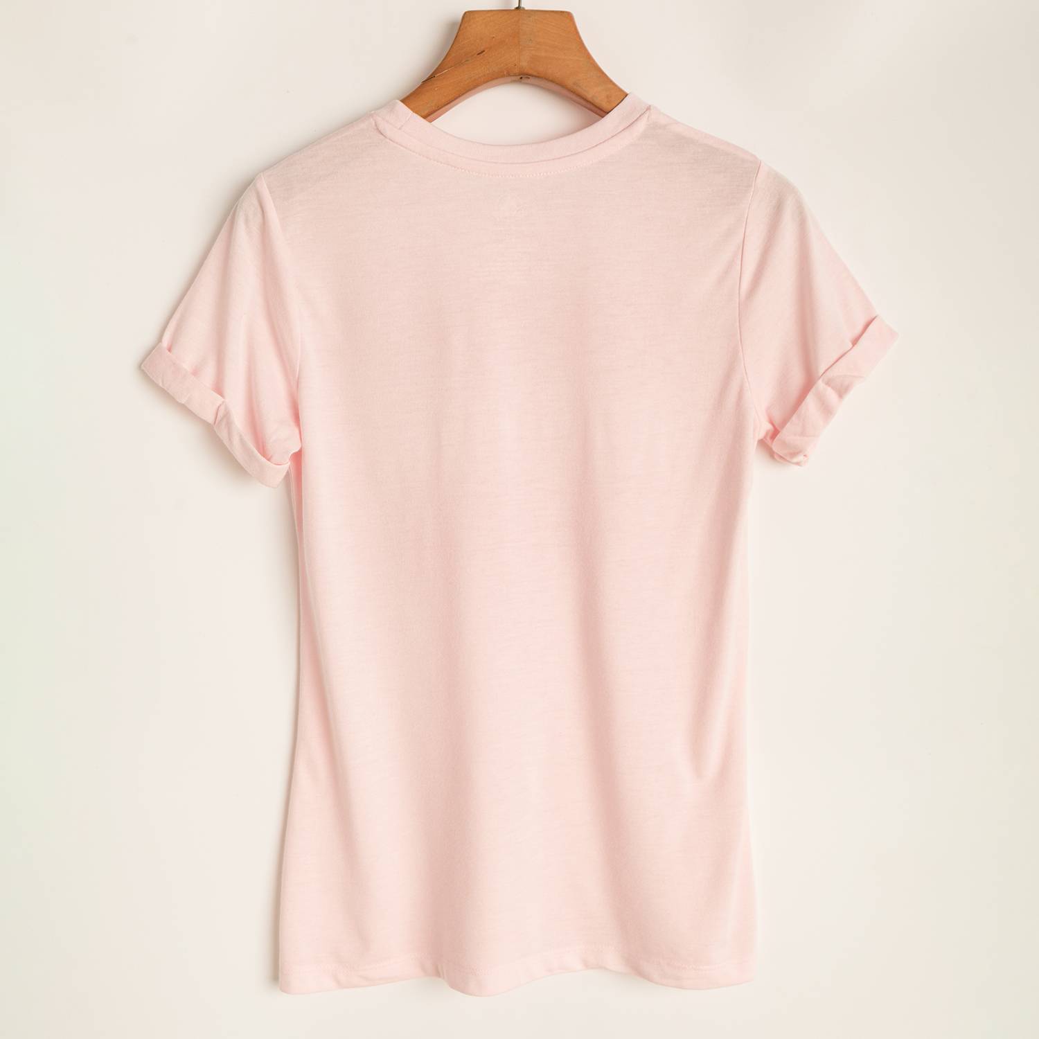 Summer Korean version of the new printed printed age reduction versatile fabric comfortable round neck short -sleeved pullover T -shirt