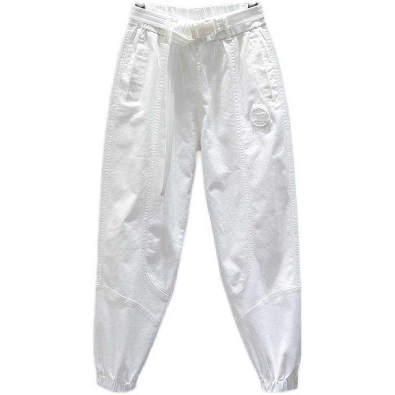 Italian Original Export Carshbid Settlement Cotton Japanese Workers Haron Pants Women's Loose Casual Bouncing Big Buckle Pants