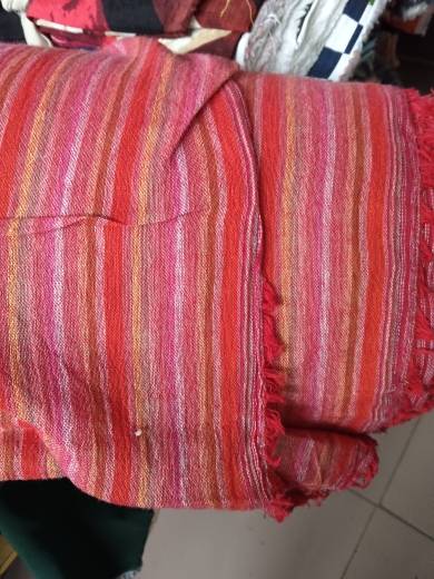 444 Crystal Sand Wicing Win Terriarchy Red Vertical stripes thin, soft, comfortable and comfortable summer clothing fabric tail goods