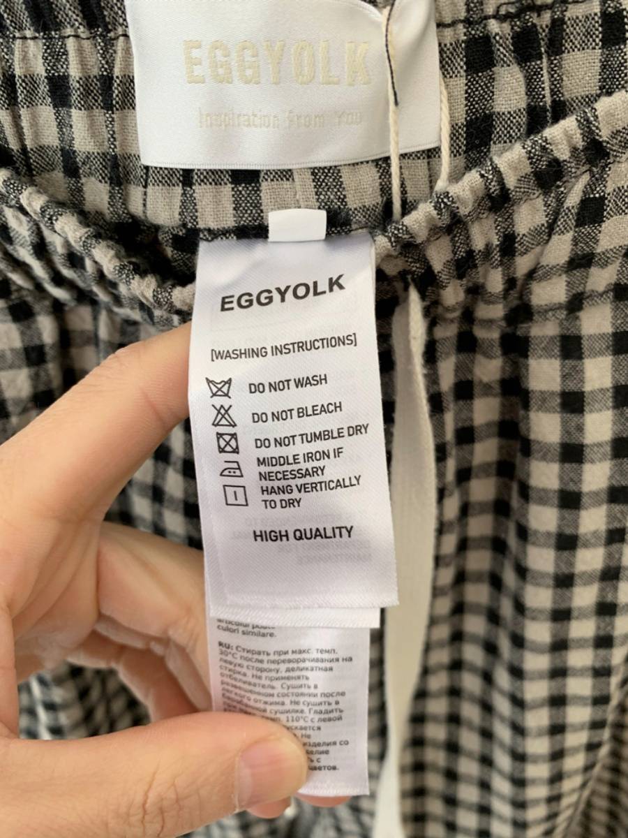 Japanese guests for fabrics, European goods, settlement, discount literary and artistic fan cotton pants leisure grid nine -point Haron pants