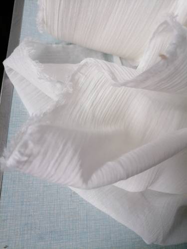 6650 Castle Sand Wicing Wrinkle Bark Wi wrinkles Ben White Summer Summer clothing fabric tail treatment