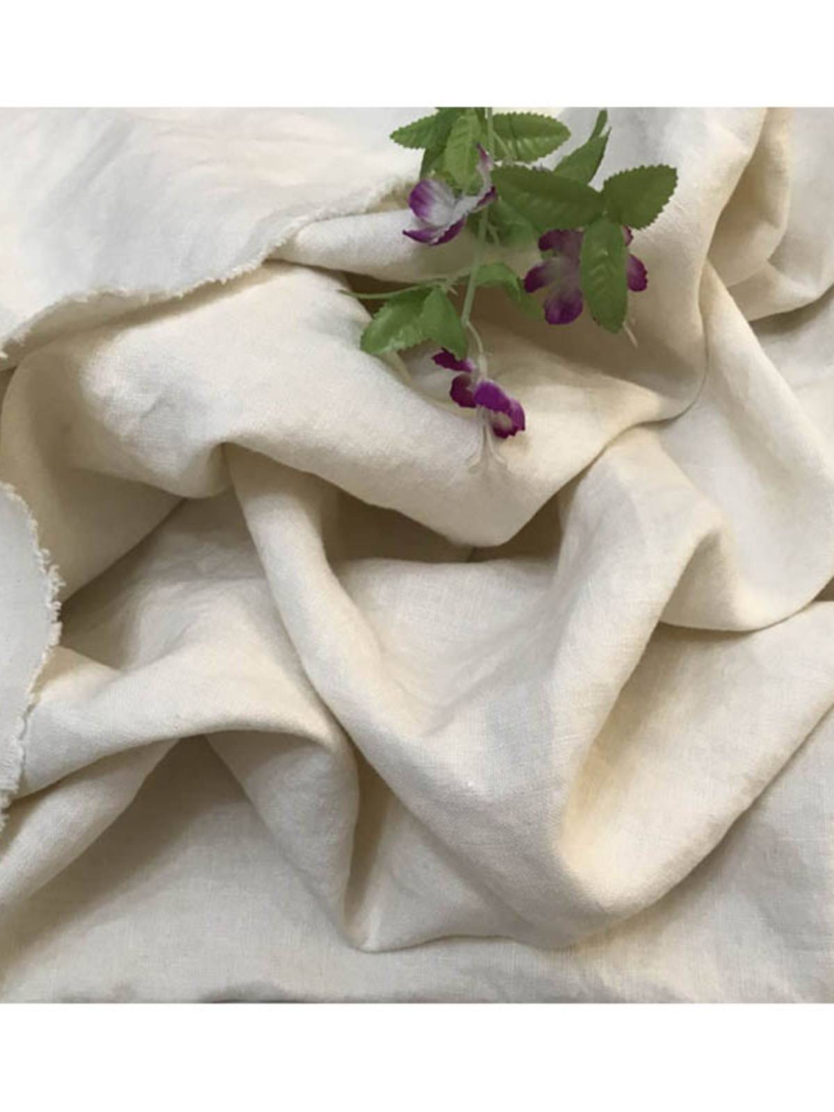 Imported high -end -woven pure sauce linsee fabric tofu white rice white autumn and winter men's clothing cloth