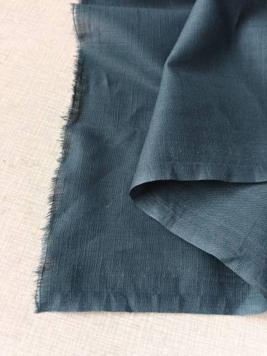 3032 linen color weave gray blue, soft, soft, comfortable, slightly penetrated tail goods Summer fabric precision