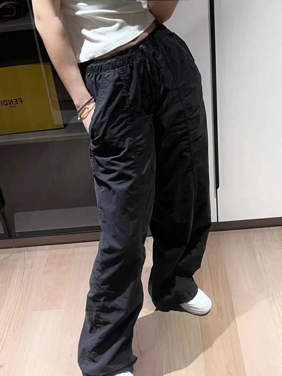 Data ZARA autumn new women's elastic waist, waist casual umbrella pants 5520207 5520007