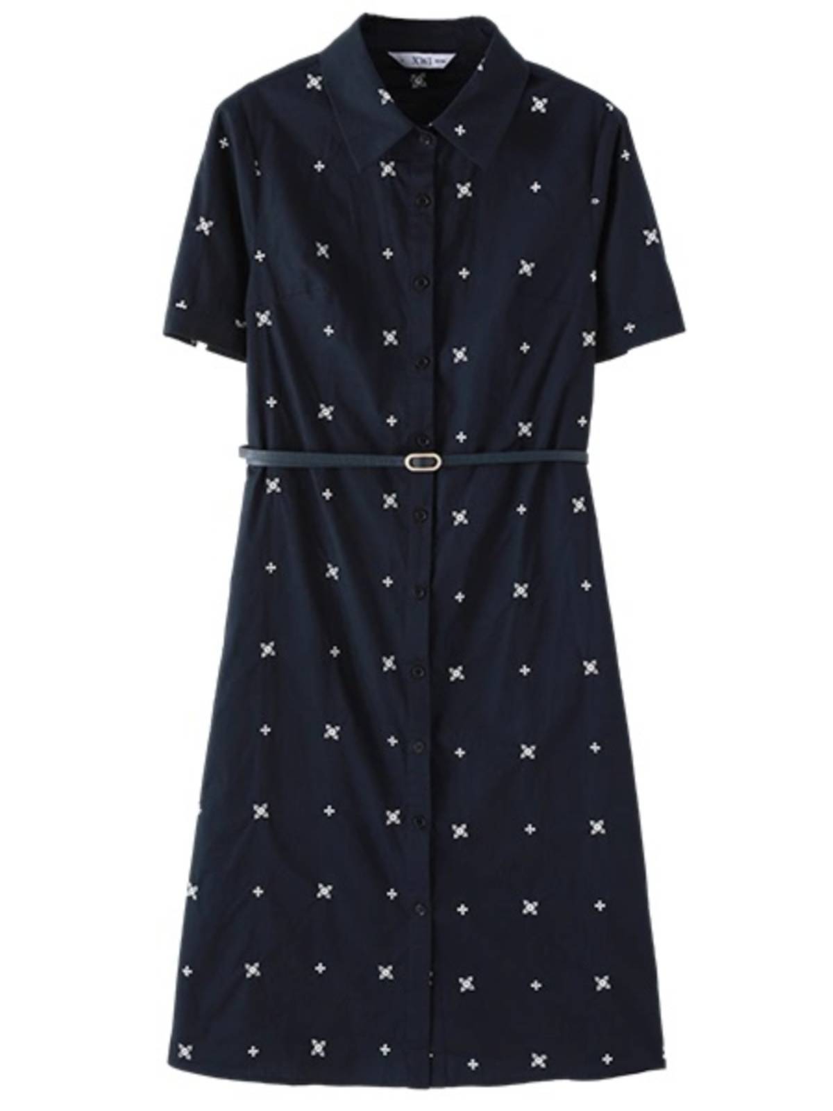 Outlets Senior Sensory Dress Female 2024 Summer new lace -up shirt skirt printing age long skirt