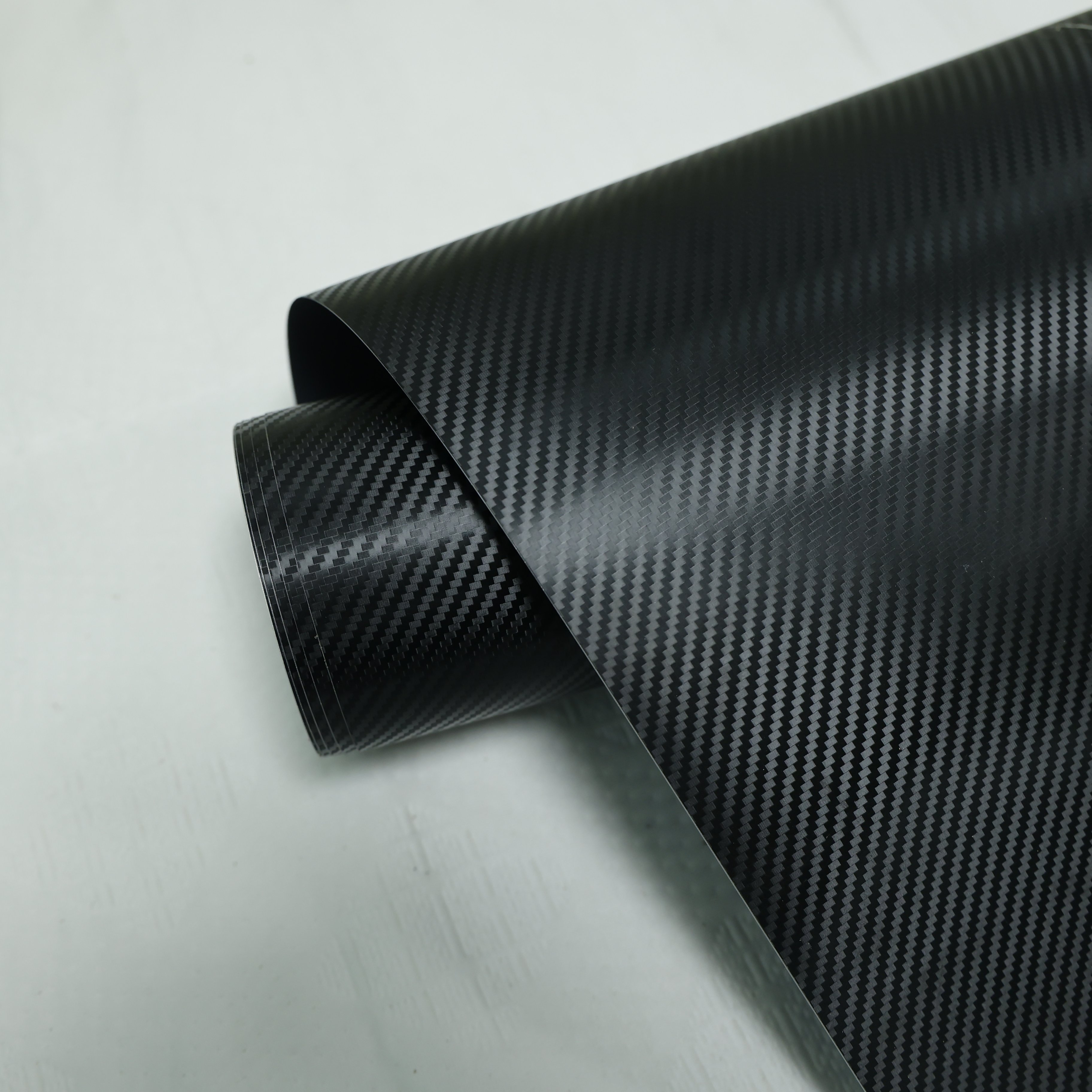 Retail Wholesale HIGHCOOL 6.5mil PVC Car Wrap Film Self-Healing Carbon black Full High Gloss Tint Color Changing Car Film