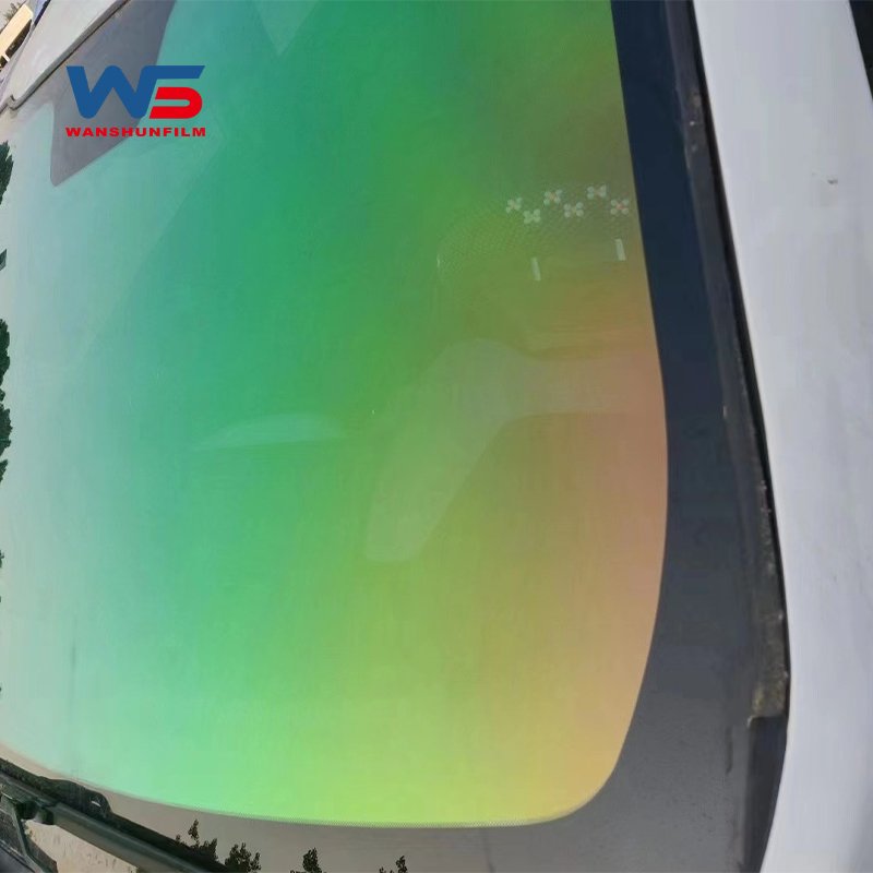 Custom Global Lowest Price PPF Source Factory 74% Golden Green Chameleon Film 2023 More Color Chameleon Window Films New Style