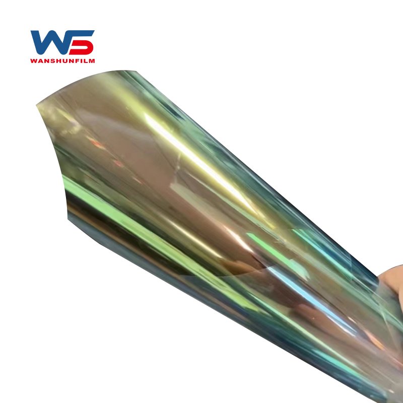 Custom Global Lowest Price PPF Source Factory 74% Golden Green Chameleon Film 2023 More Color Chameleon Window Films New Style