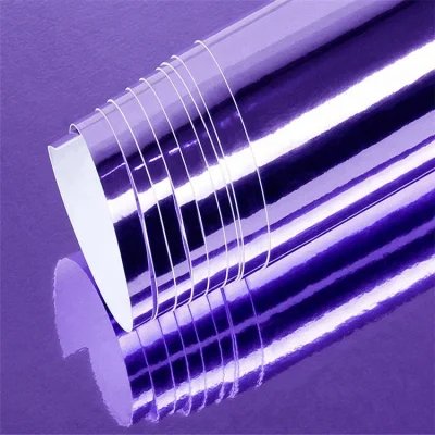 Automotive China Manufacturer High Gloss Mirror Chrome Car Body Vinyl Wrap Silver Chrome Film